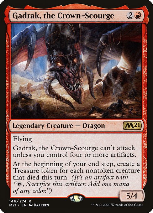 Core Set 2021 - 146 - Gadrak, the Crown-Scourge - Rare - R - Foil