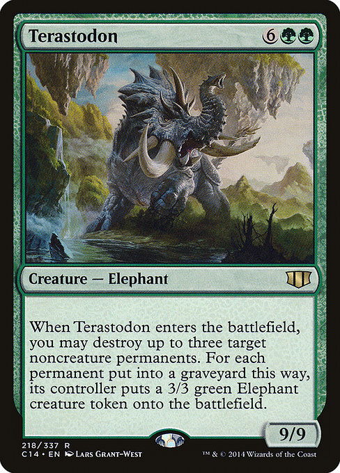 Commander 2014 - 218 - Terastodon - Rare - G - Non-foil
