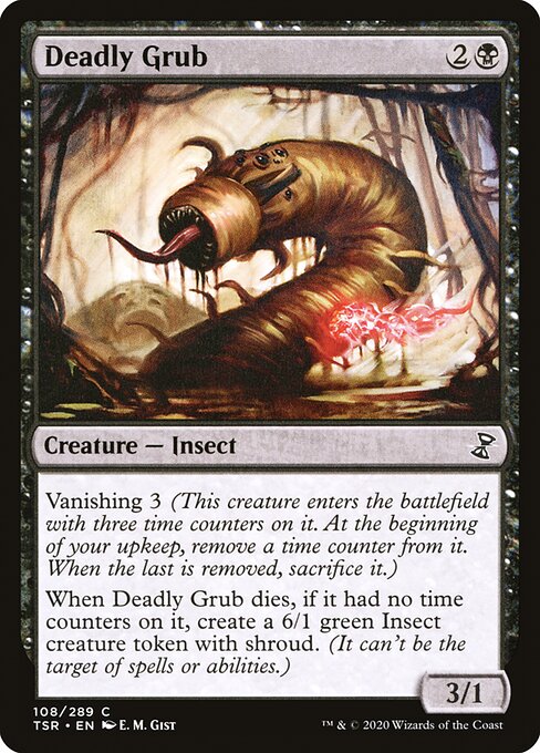 Time Spiral Remastered - 108 - Deadly Grub - Common - B - Non-foil