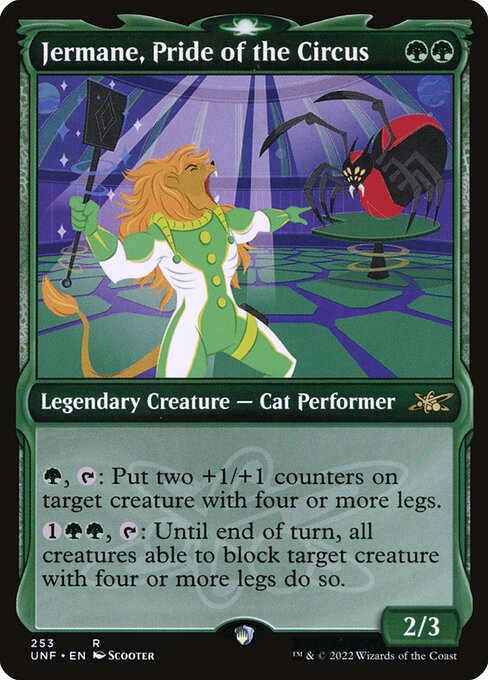Unfinity - 253 - Jermane, Pride of the Circus - Rare - G - Foil