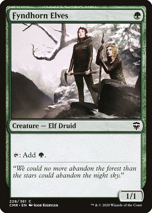 Commander Legends - 228 - Fyndhorn Elves - Common - G - Non-foil