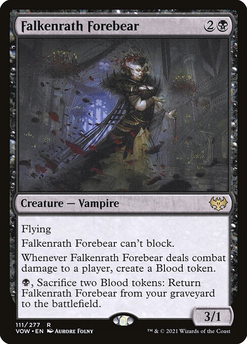 Innistrad: Crimson Vow - 111 - Falkenrath Forebear - Rare - B - Non-foil