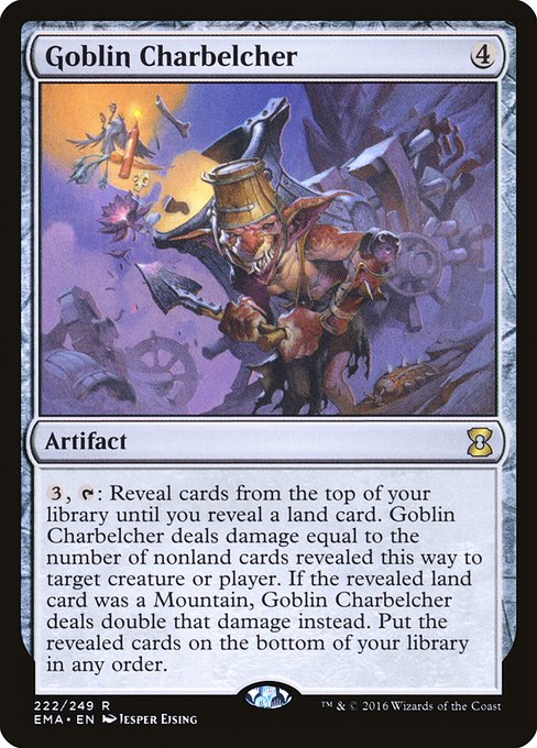 Eternal Masters - 222 - Goblin Charbelcher - Rare - C - Foil