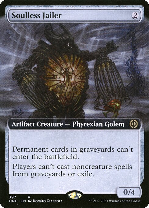 Phyrexia: All Will Be One - 397 - Soulless Jailer - Rare - C - Non-foil