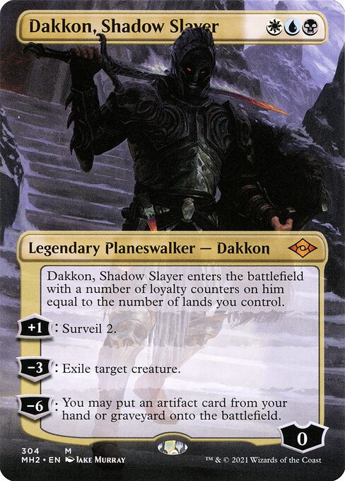 Modern Horizons 2 - 304 - Dakkon, Shadow Slayer - Mythic - Multi - Non-foil