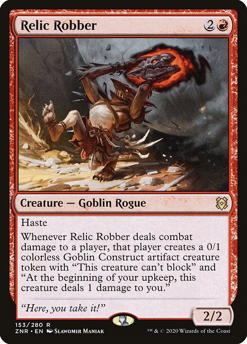 Zendikar Rising - 153 - Relic Robber - Rare - R - Non-foil