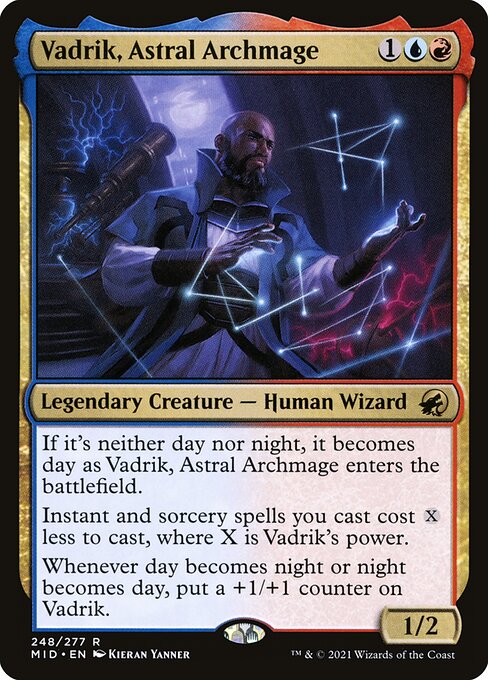 Innistrad: Midnight Hunt - 248 - Vadrik, Astral Archmage - Rare - UR - Non-foil