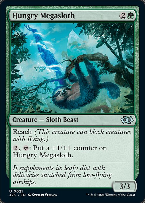 Foundations Jumpstart - 21 - Hungry Megasloth - Uncommon - G - Non-foil