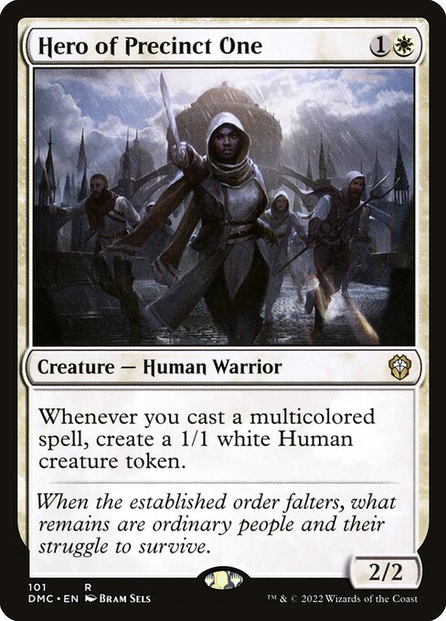 Dominaria United Commander - 101 - Hero of Precinct One - Rare - W - Non-foil
