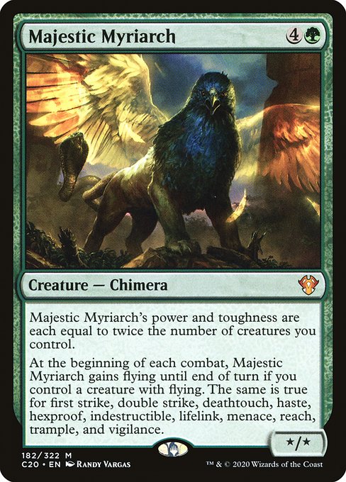 Commander 2020 - 182 - Majestic Myriarch - Mythic - G - Non-foil