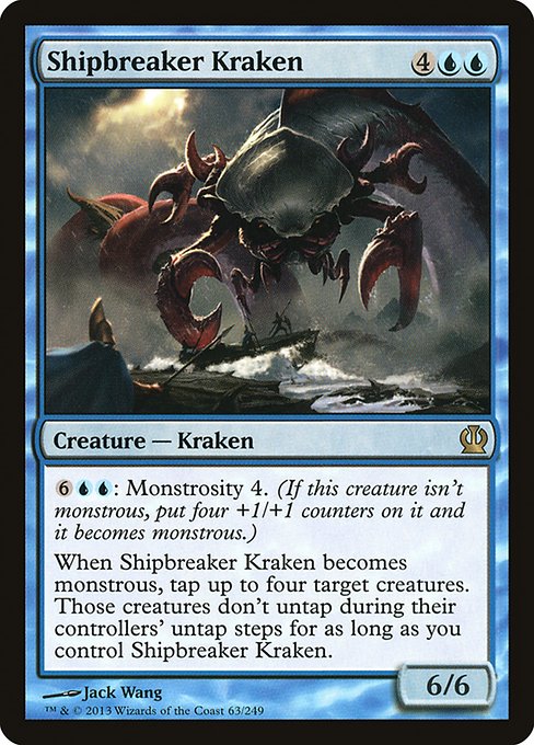 Theros - 63 - Shipbreaker Kraken - Rare - U - Non-foil