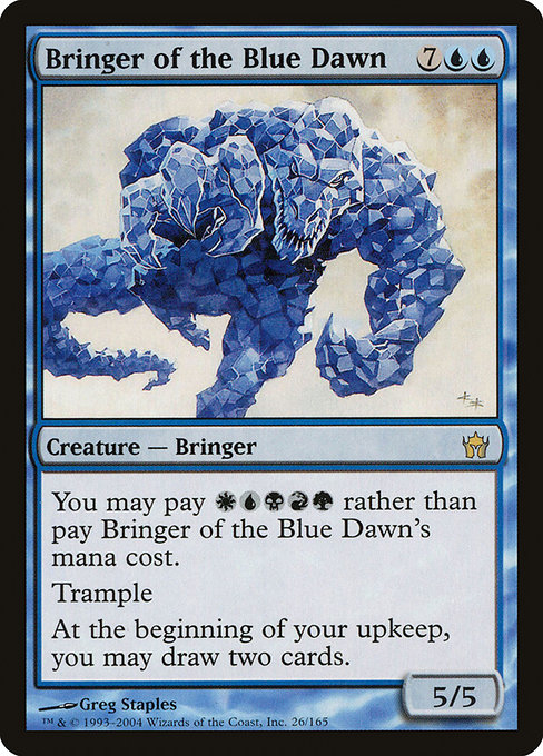 Fifth Dawn - 26 - Bringer of the Blue Dawn - Rare - U - Non-foil