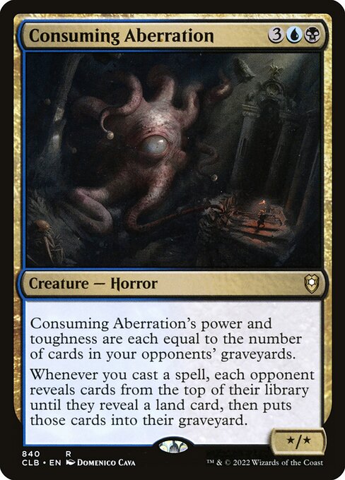 Commander Legends: Battle for Baldur's Gate - 840 - Consuming Aberration - Rare - UB - Non-foil