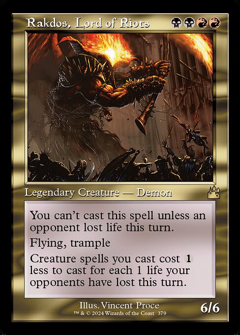 Ravnica Remastered - 379 - Rakdos, Lord of Riots - Rare - BR - Non-foil