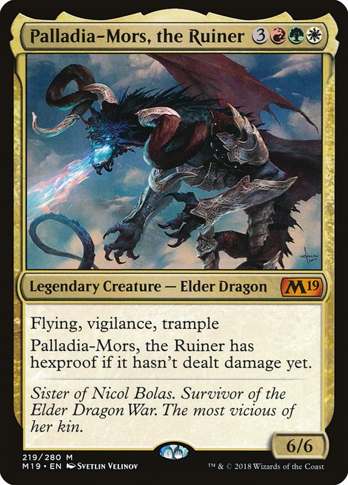 Core Set 2019 - 219 - Palladia-Mors, the Ruiner - Mythic - Multi - Non-foil