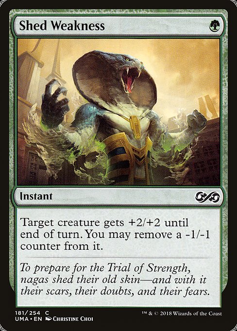 Ultimate Masters - 181 - Shed Weakness - Common - G - Foil