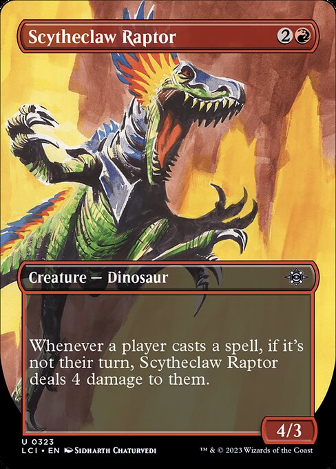 The Lost Caverns of Ixalan - 323 - Scytheclaw Raptor - Uncommon - R - Non-foil