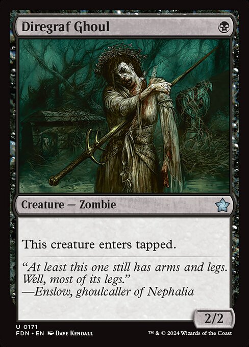 Foundations - 171 - Diregraf Ghoul - Uncommon - B - Non-foil