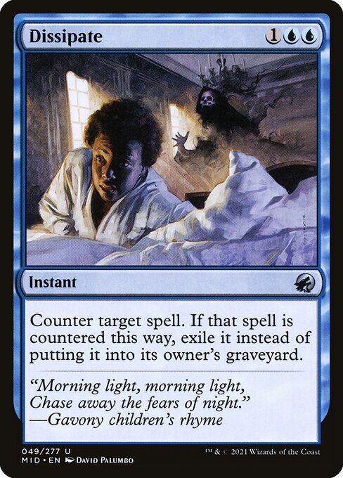Innistrad: Midnight Hunt - 49 - Dissipate - Uncommon - U - Non-foil
