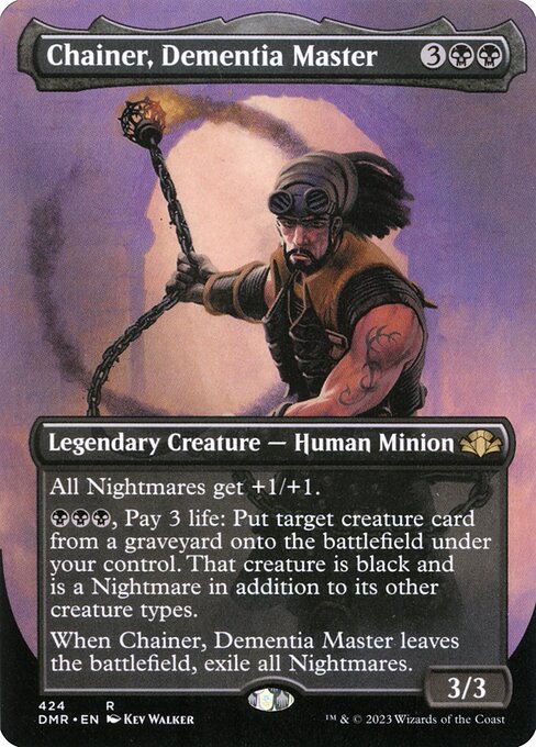 Dominaria Remastered - 424 - Chainer, Dementia Master - Rare - B - Non-foil