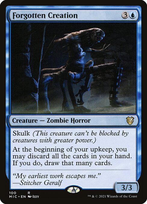 Midnight Hunt Commander - 100 - Forgotten Creation - Rare - U - Non-foil