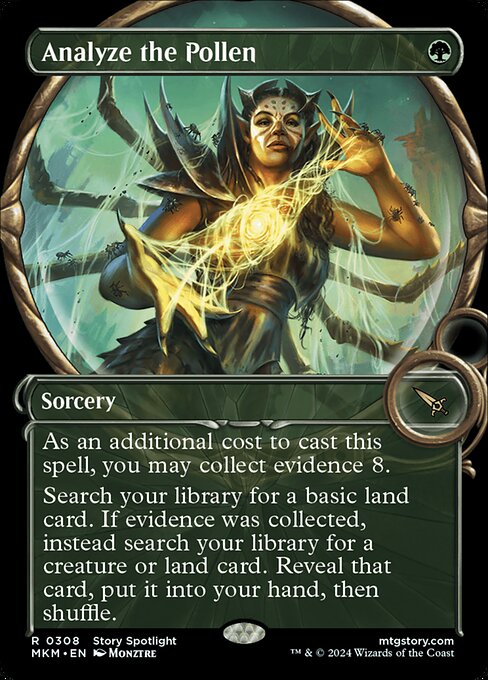 Murders at Karlov Manor - 308 - Analyze the Pollen - Rare - G - Non-foil