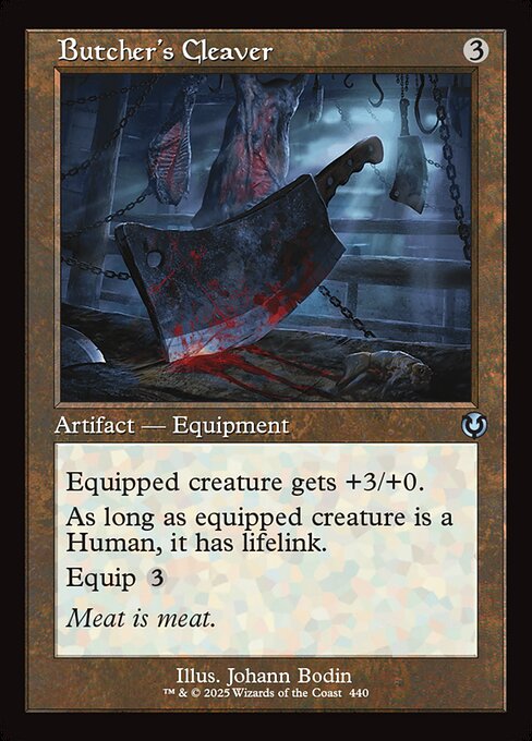 Innistrad Remastered - 440 - Butcher's Cleaver - Uncommon - C - Non-foil - Promo
