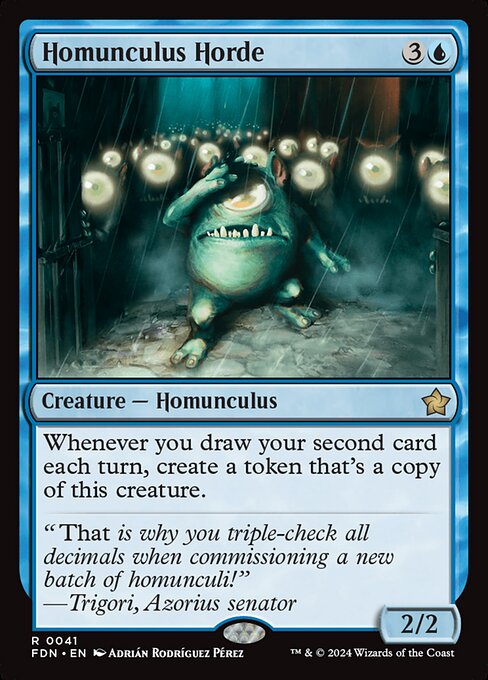 Foundations - 41 - Homunculus Horde - Rare - U - Non-foil