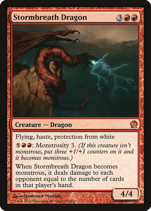 Theros - 143 - Stormbreath Dragon - Mythic - R - Non-foil