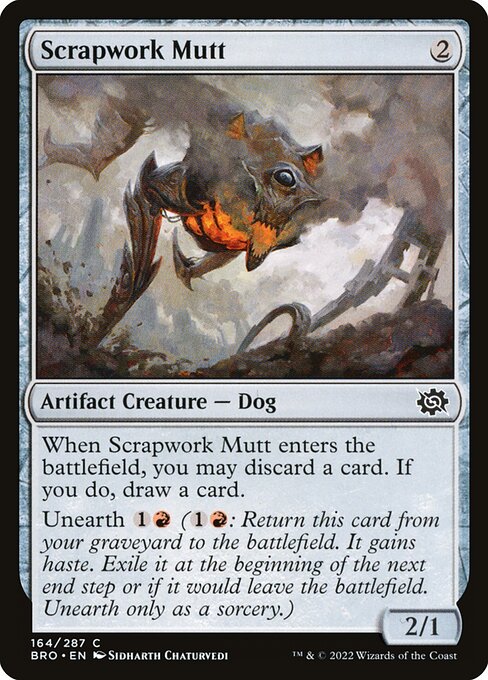 The Brothers' War - 164 - Scrapwork Mutt - Common - C - Non-foil