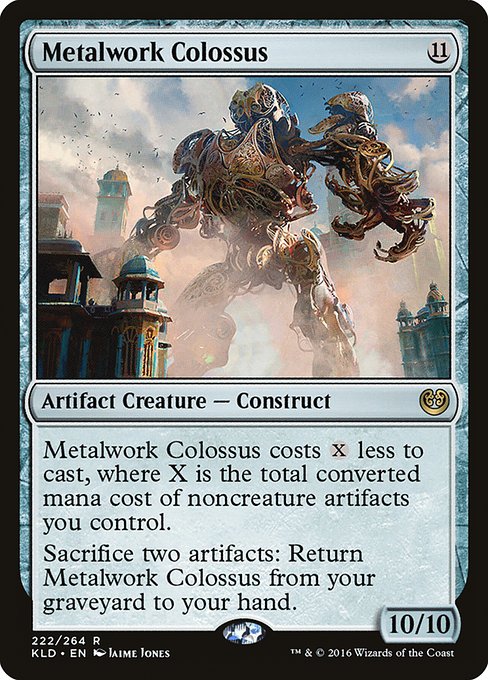 Kaladesh - 222 - Metalwork Colossus - Rare - C - Foil