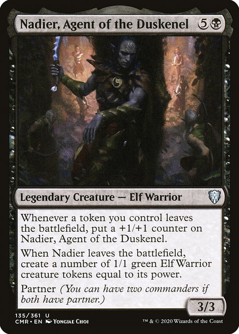 Commander Legends - 135 - Nadier, Agent of the Duskenel - Uncommon - B - Non-foil