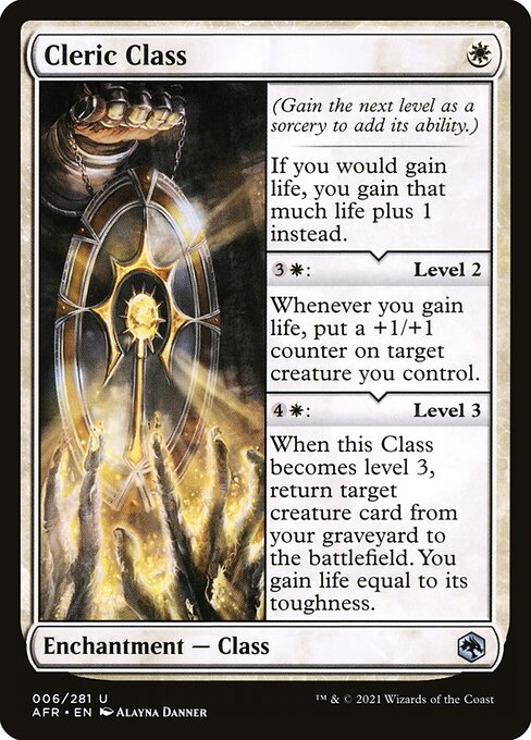 Adventures in the Forgotten Realms - 6 - Cleric Class - Uncommon - W - Non-foil