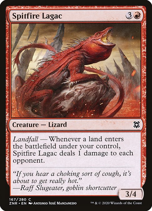 Zendikar Rising - 167 - Spitfire Lagac - Common - R - Non-foil