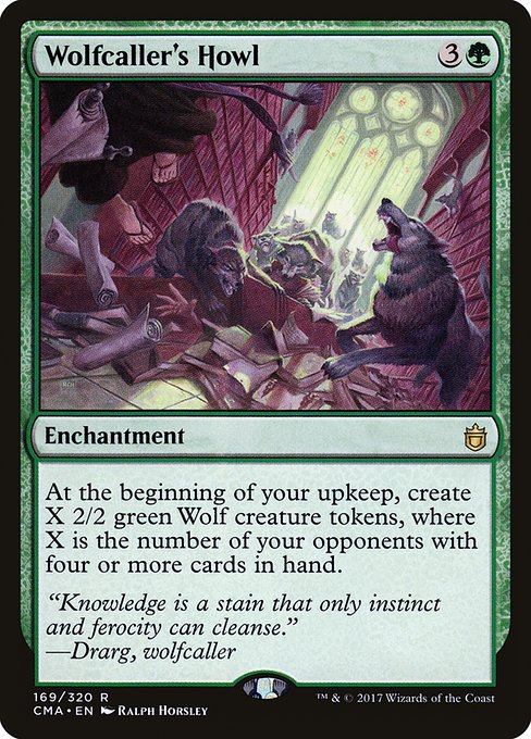 Commander Anthology - 169 - Wolfcaller's Howl - Rare - G - Non-foil