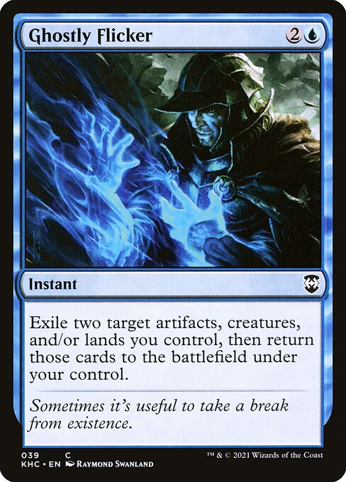 Kaldheim Commander - 39 - Ghostly Flicker - Common - U - Non-foil