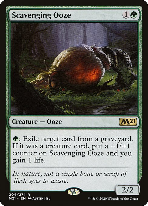 Core Set 2021 - 204 - Scavenging Ooze - Rare - G - Non-foil