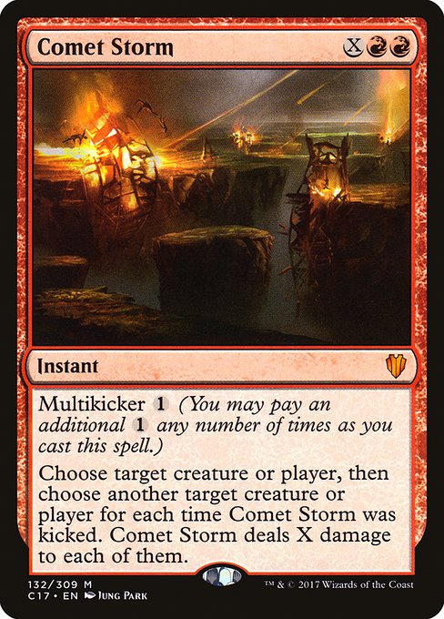 Commander 2017 - 132 - Comet Storm - Mythic - R - Non-foil