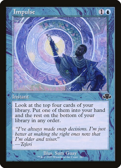 Dominaria Remastered - 287 - Impulse - Common - U - Foil