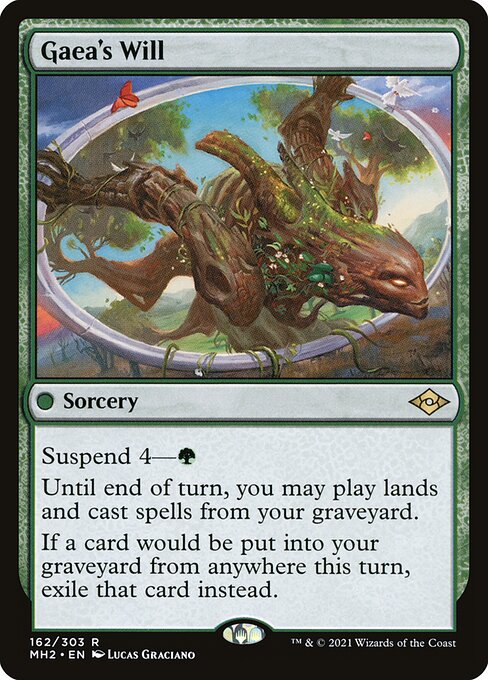 Modern Horizons 2 - 162 - Gaea's Will - Rare - G - Non-foil