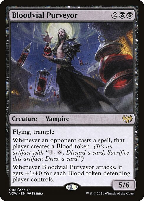 Innistrad: Crimson Vow - 98 - Bloodvial Purveyor - Rare - B - Non-foil