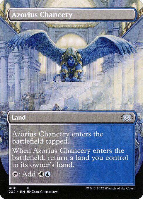 Double Masters 2022 - 400 - Azorius Chancery - Uncommon - C - Foil