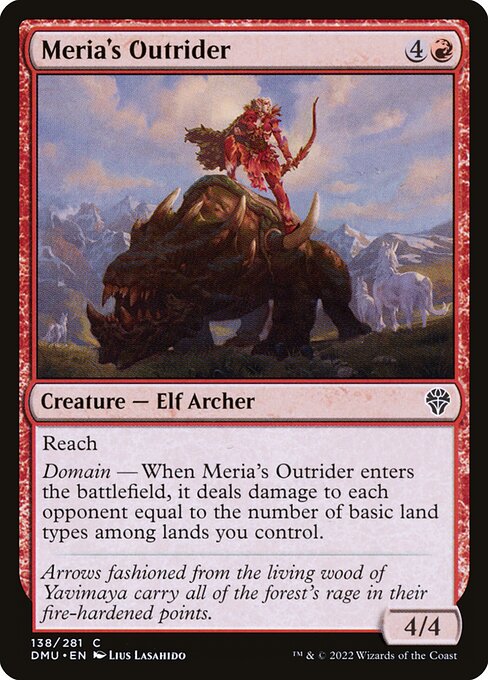 Dominaria United - 138 - Meria's Outrider - Common - R - Non-foil