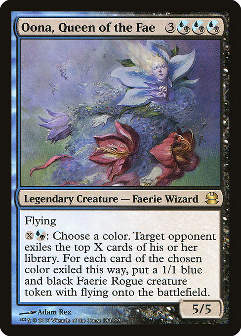 Modern Masters - 193 - Oona, Queen of the Fae - Rare - UB - Non-foil