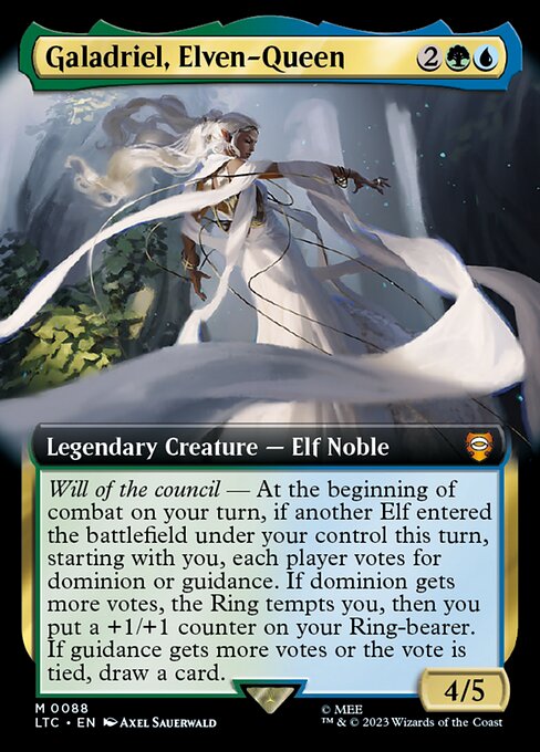 Tales of Middle-earth Commander - 88 - Galadriel, Elven-Queen - Mythic - UG - Foil