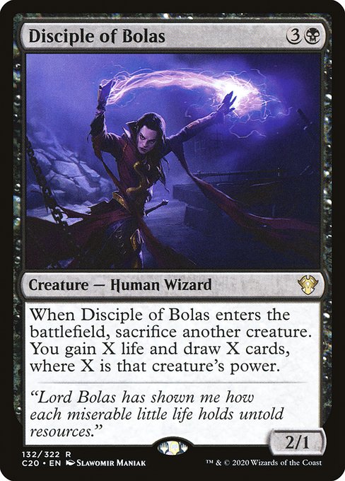 Commander 2020 - 132 - Disciple of Bolas - Rare - B - Non-foil