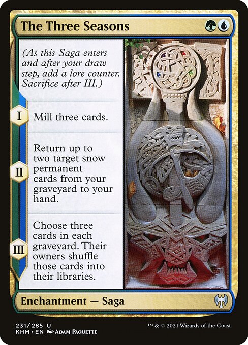 Kaldheim - 231 - The Three Seasons - Uncommon - UG - Non-foil