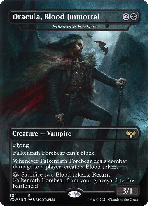 Innistrad: Crimson Vow - 334 - Falkenrath Forebear - Rare - B - Non-foil