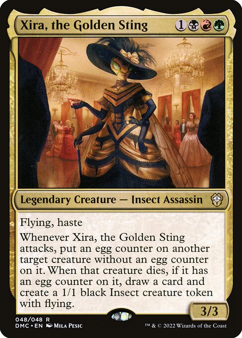 Dominaria United Commander - 48 - Xira, the Golden Sting - Rare - Multi - Foil