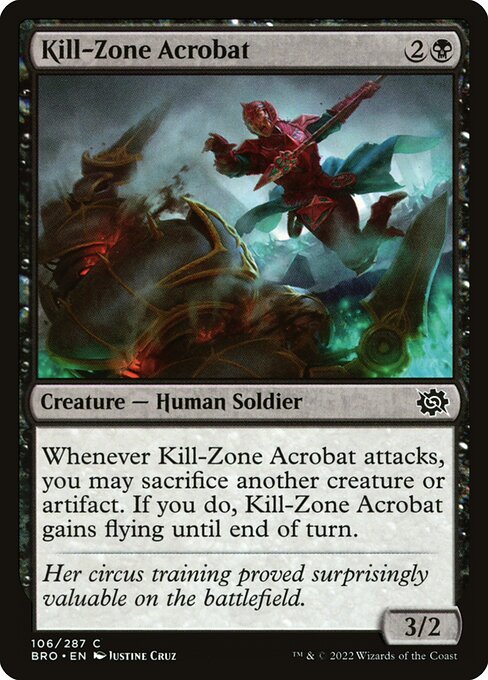 The Brothers' War - 106 - Kill-Zone Acrobat - Common - B - Non-foil